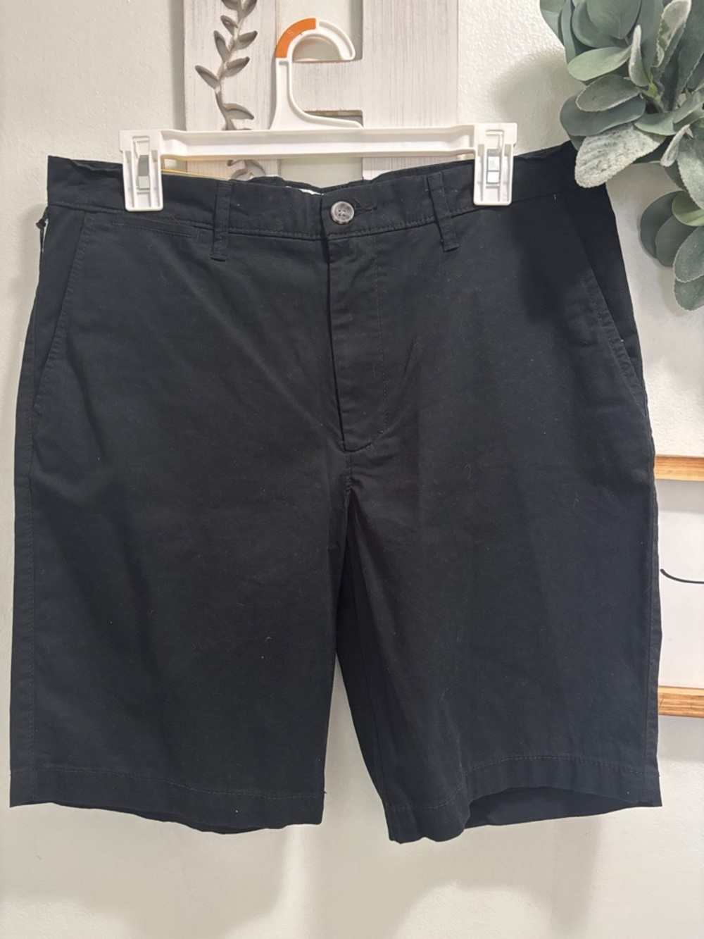 Target Black Men’s Flat-Front Casual Shorts